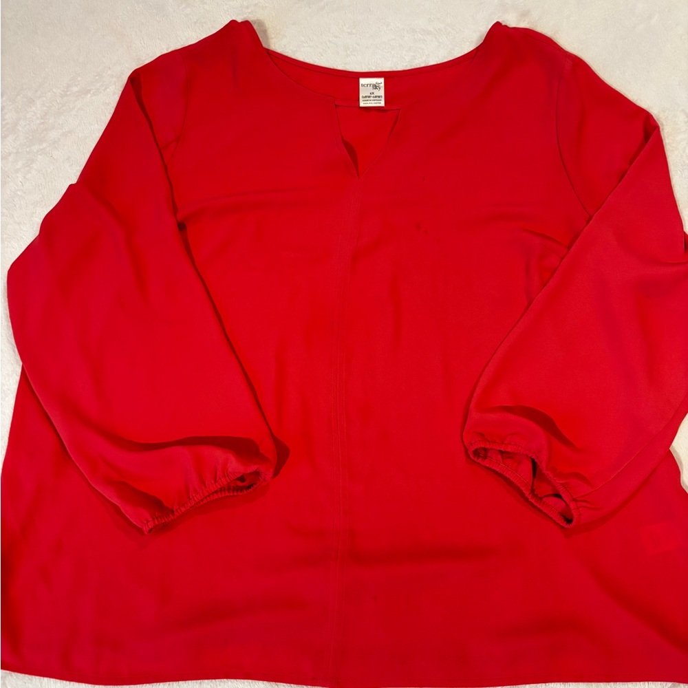 Terra & Sky Vivid Pink Blouse